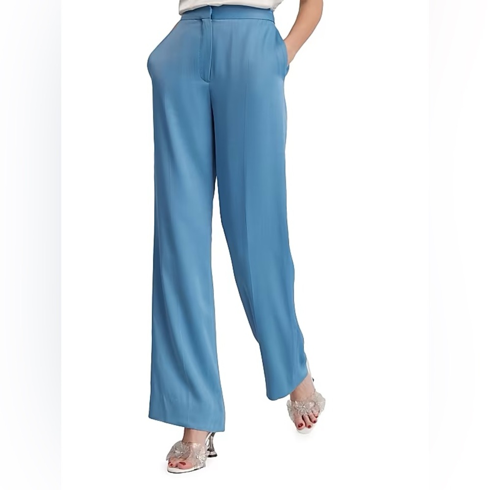 Anne Fontaine Blue High-Waisted Dress Pants – Size 42